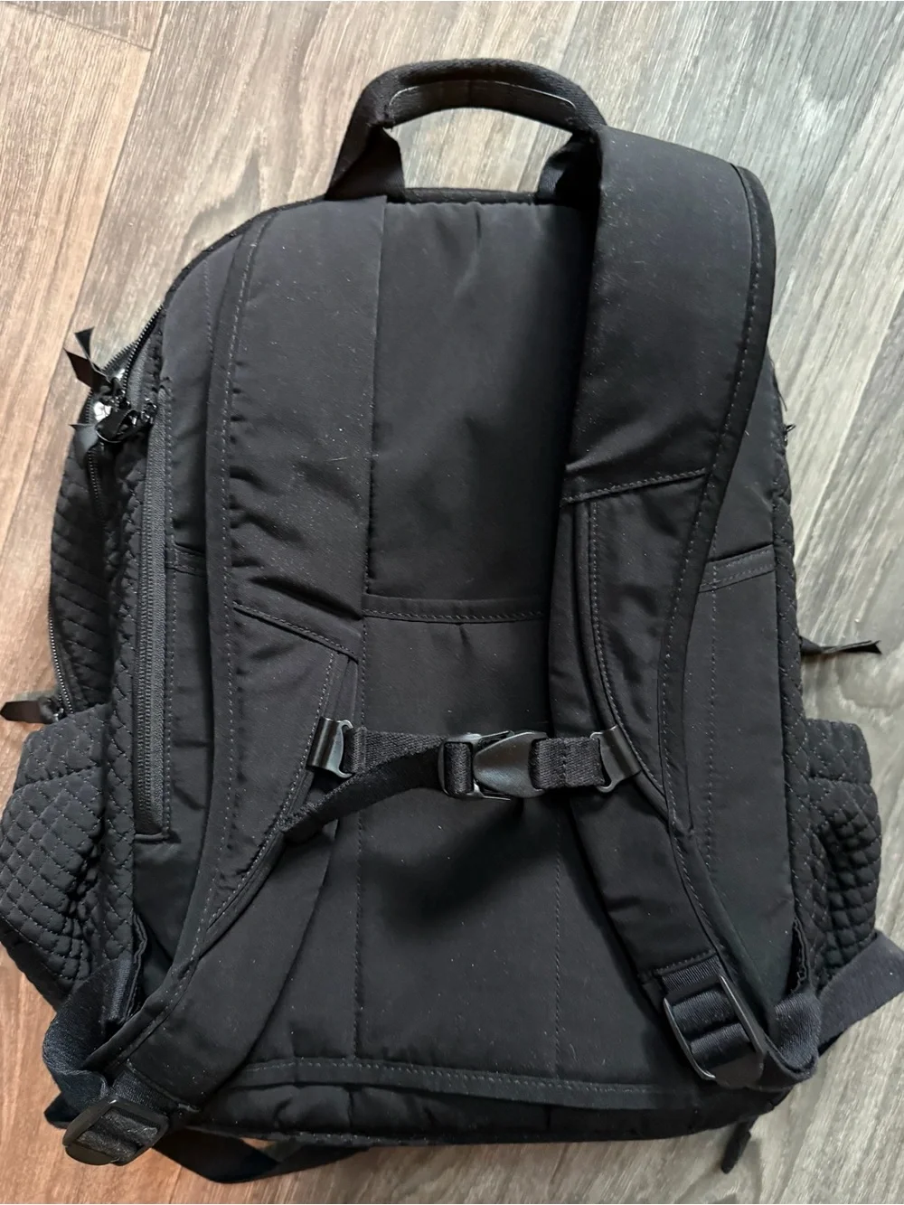 Vera Bradley XL Clarion Backpack - Black